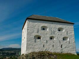 Stadt Trondheim in Norwegen foto