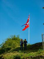 Stadt Trondheim in Norwegen foto