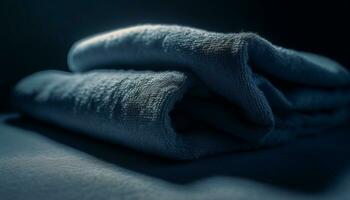 ein Sanft Wolle Handschuh, perfekt zum das Winter Jahreszeit generiert durch ai foto