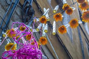 Blumenfest in Girona Temps de Flors, Spanien. 2018 foto