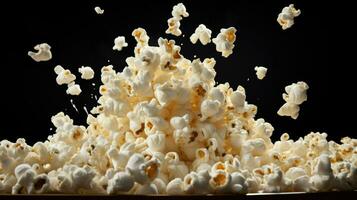 ai generativ ein Foto von Popcorn