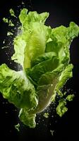 ai generativ ein Foto von Grüner Salat