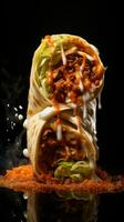 ai generativ ein Foto von Burrito