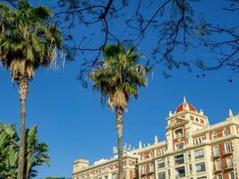 die stadt malaga in spanien foto