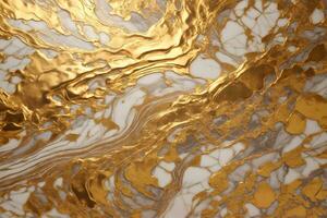 Gold 3d Marmor Textur, golden Marmor Textur, Gold Luxus Marmor Textur, Marmor Textur Hintergrund, ai generativ foto