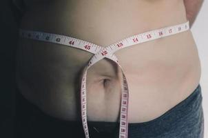 menschlichen Körper und Fettkörper, Bauch oder Bauch und Übergewicht von Menschen. foto
