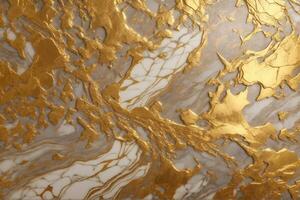 Gold 3d Marmor Textur, golden Marmor Textur, Gold Luxus Marmor Textur, Marmor Textur Hintergrund, ai generativ foto