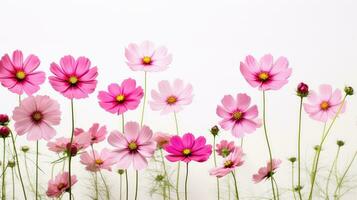 schön Sommer- Blume Hintergrund minimalistisch ai generiert foto