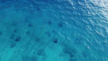 Sommer- natürlich schön Blau oben Aussicht ai generiert foto