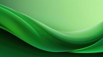 minimalistisch abstrakt leer Grün Hintergrund ai generiert foto
