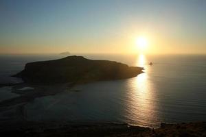 Balos Strand Sonnenschein Lagune Kreta Insel Sommer 2020 Covid-19 Ferien foto