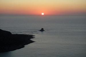 Balos Strand Sonnenschein Lagune Kreta Insel Sommer 2020 Covid-19 Ferien foto