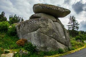 das Pyramide von Gaux, Lozère, Frankreich foto