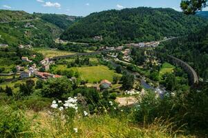 Schlösser im ,haute Loire, Frankreich foto