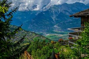 schweizerisch Alpen Landschaft foto