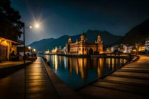 das golden Tempel, Amritsar, Indien. KI-generiert foto