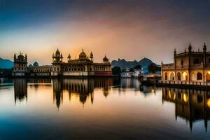 das golden Tempel, Amritsar, Indien. KI-generiert foto