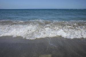 Urlaub in Frangokastello Strand Kreta Insel griechischer Sommerhintergrund foto