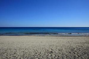 blaue lagune kedrodasos strand kreta insel Kissamos felsige küstengewässer foto