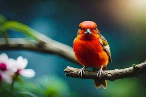 Foto Hintergrund Vogel, das Vogel, das Vogel, das Vogel, das Vogel, das Vogel,. KI-generiert