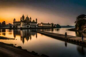 das golden Tempel, Amritsar, Indien. KI-generiert foto