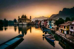 das golden Tempel, Amritsar, Indien. KI-generiert foto