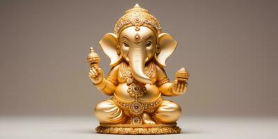Ganesha, Einladung, Glück, Ganesha, Gott. generiert ai foto