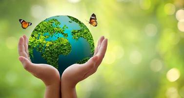 Konzept der Rettung der Welt, der Rettung der Umwelt