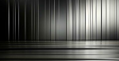 Panorama- Stahl Metall Hintergrund, Werbung Vorlage - - ai generiert Bild foto