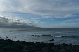 schön Aussicht von Ribeira Grande auf sao Miguel foto