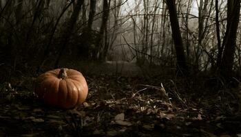 Kürbis im Halloween foto