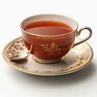 ein Tasse von heiß Tee isoliert foto
