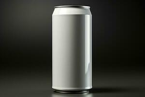 trinken können ist ein Metall Container entworfen zu halt ein Flüssigkeit ai generiert foto