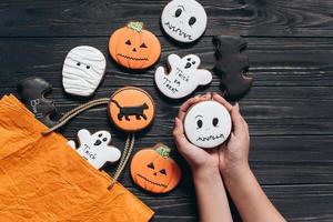 Halloween mit Horror-Lebkuchen. foto