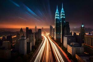 das Stadt von kuala lumpur, Malaysia. KI-generiert foto