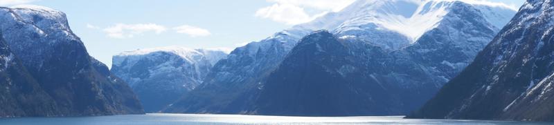 Sognefjord in Norwegen foto