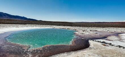 Landschaft von das versteckt baltinache Lagunen - - Atacama Wüste - - Chile. foto