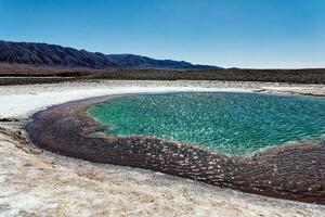 Landschaft von das versteckt baltinache Lagunen - - Atacama Wüste - - Chile. foto