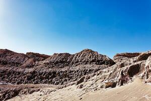 Landschaften von das Atacama Wüste - - san pedro de Atacama - - el loa - - Antofagasta Region - - Chile. foto