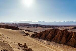 Landschaften von das Atacama Wüste - - san pedro de Atacama - - el loa - - Antofagasta Region - - Chile. foto