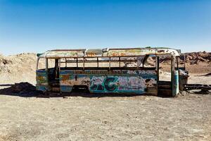 Magie Bus Atacama Wüste - - san pedro de Atacama - - el loa - - Antofagasta Region - - Chile. foto