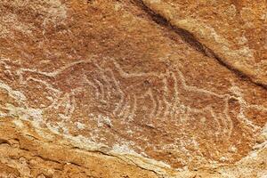 Yerbas buenas archäologisch Seite? ˅ - - Chile. Höhle Gemälde - - Atacama Wüste. san pedro de Atacama. foto