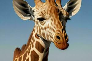 Giraffe. Hintergrund. ai generativ Profi Foto