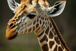 Giraffe. Hintergrund. ai generativ Profi Foto