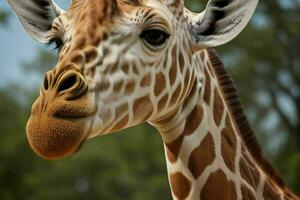 Giraffe. Hintergrund. ai generativ Profi Foto