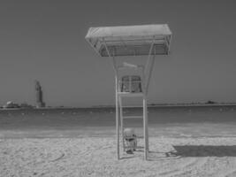 das Strand von abu Dhabi foto