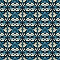 Kunst Deko Blumen- nahtlos geometrisch Muster, Arabeske, Azulejo. drucken zum Drucken auf Stoff, Verpackung Papier, Scrapbooking foto