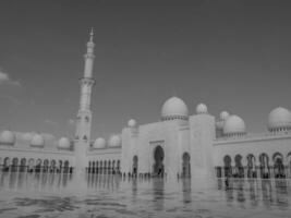 Moschee in Abu Dhabi foto