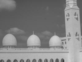 Moschee in Abu Dhabi foto