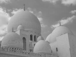 Moschee in Abu Dhabi foto